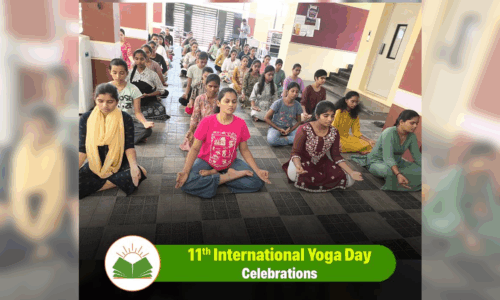 11th International Yoga Day Celebrations at Valley Oak Junior College!